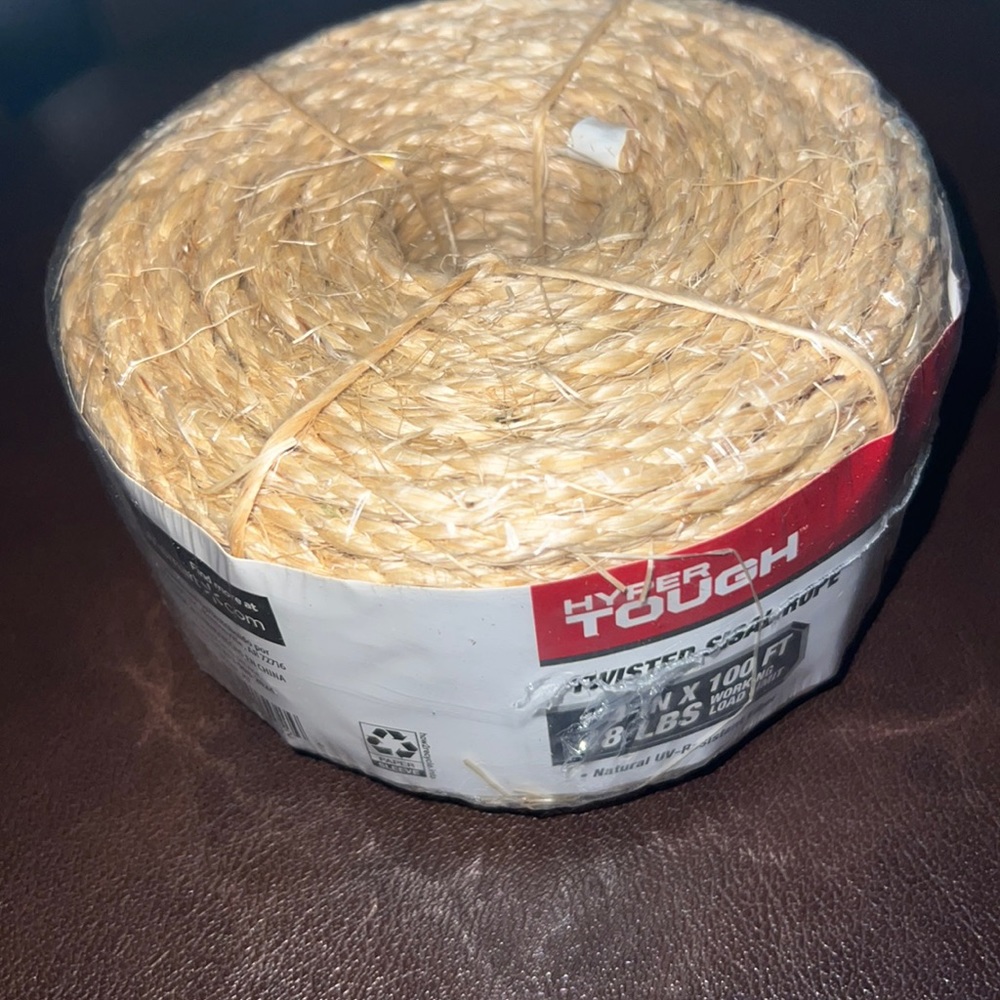Twisted sisal rope